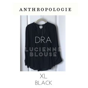 NWOT - dRA Lucienne Blouse, XL (black)